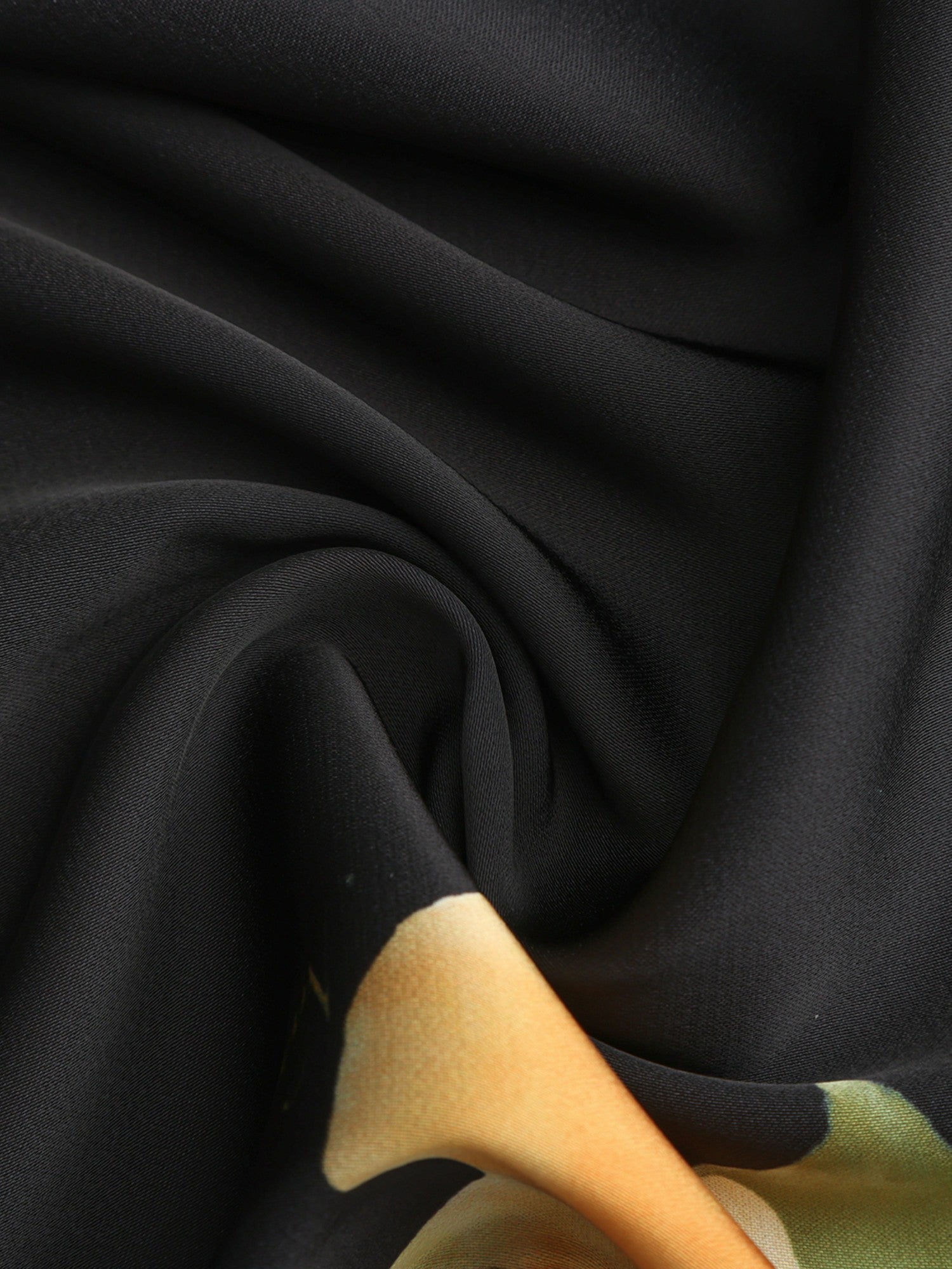 Brielle Floral Black Hair Scarf | Nana Jacqueline