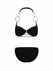 Amira Bikini Set: Black Bikini Set for Beach Vacation | Nana Jacqueline