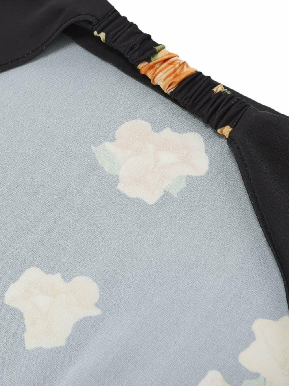 Mara Yellow Floral Black Scarf | Nana Jacqueline