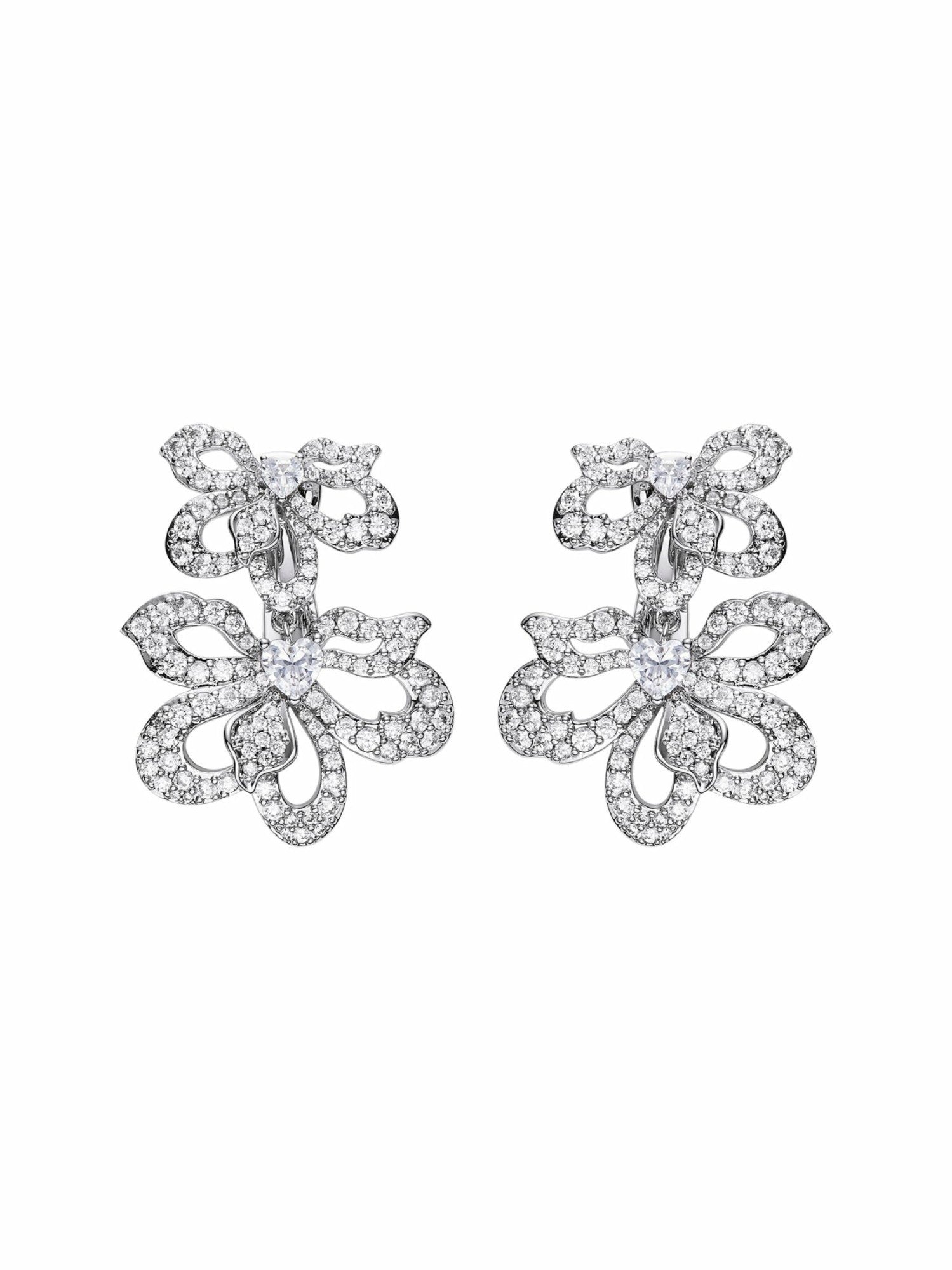 Natalie Earrings: White Earrings for Bridal Shower | Nana Jacqueline