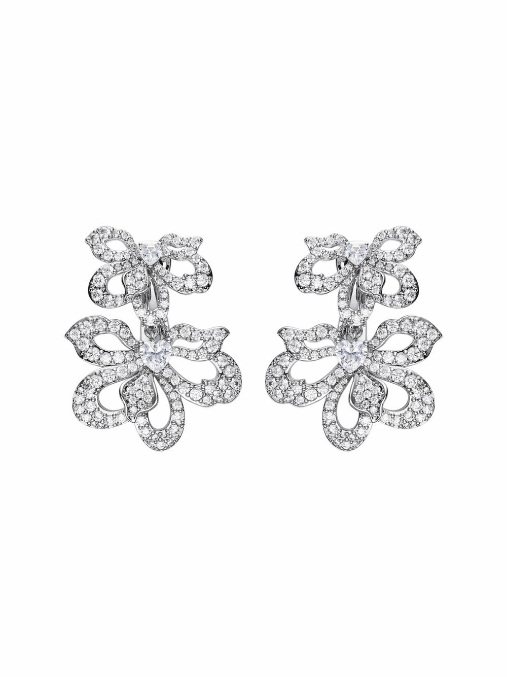 Natalie Earrings: White Earrings for Bridal Shower | Nana Jacqueline