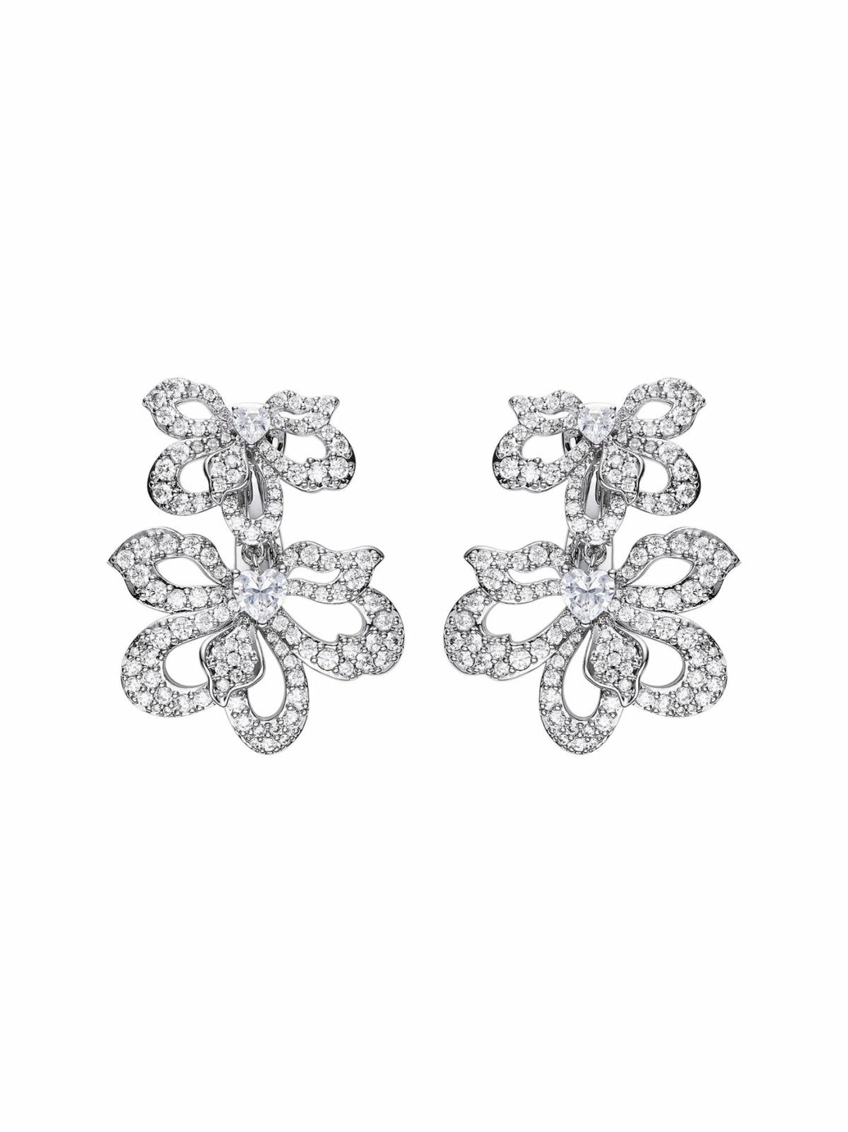 Natalie Earrings: White Earrings for Bridal Shower | Nana Jacqueline
