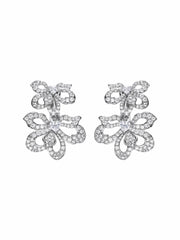 Natalie Earrings: White Earrings for Bridal Shower | Nana Jacqueline