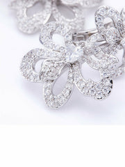 Natalie Earrings: White Earrings for Bridal Shower | Nana Jacqueline
