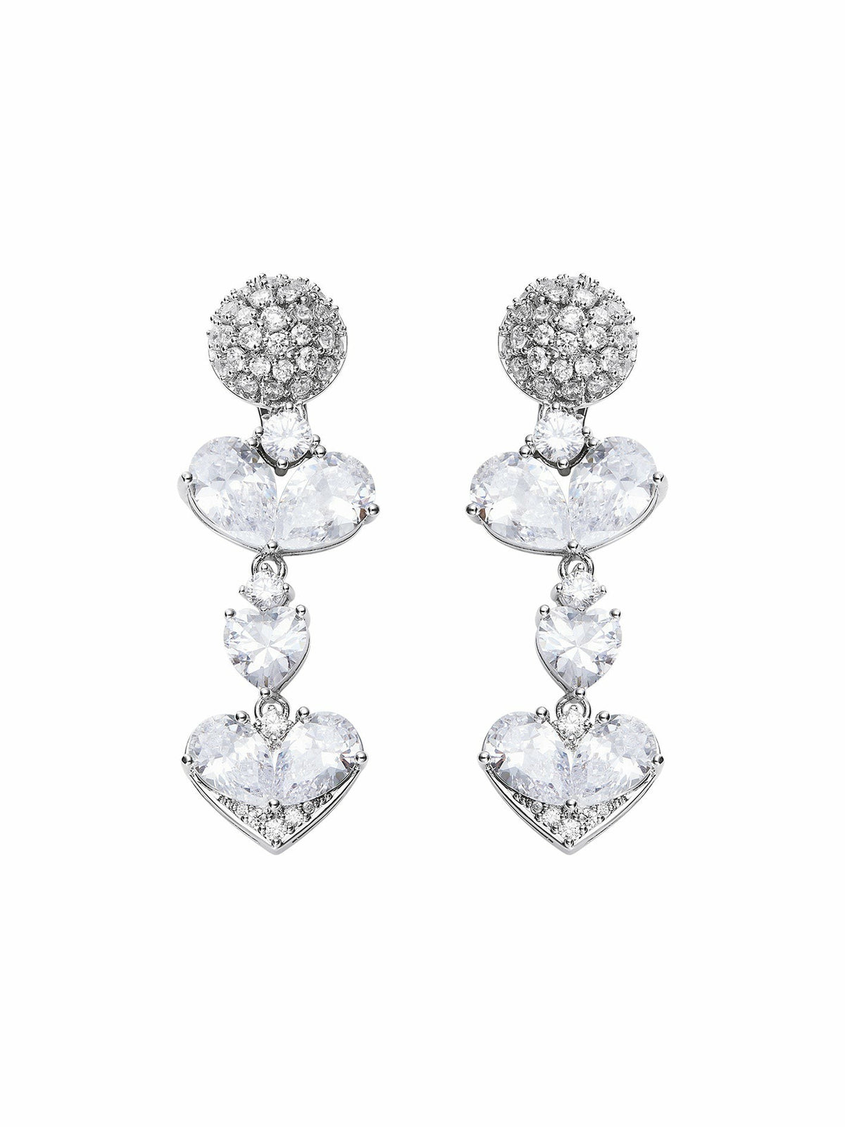 Gigi Earrings: Silver Earrings for Bridal Shower | Nana Jacqueline