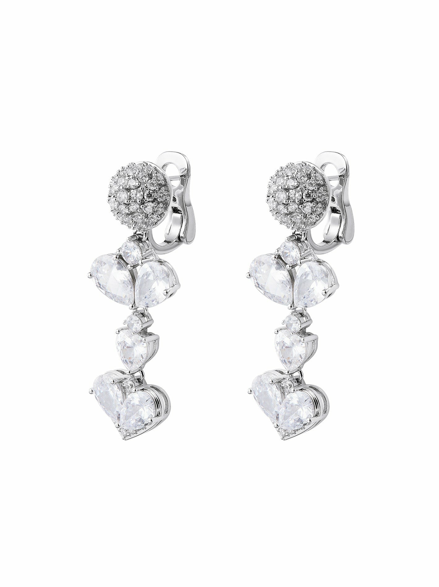 Gigi Earrings: Silver Earrings for Bridal Shower | Nana Jacqueline