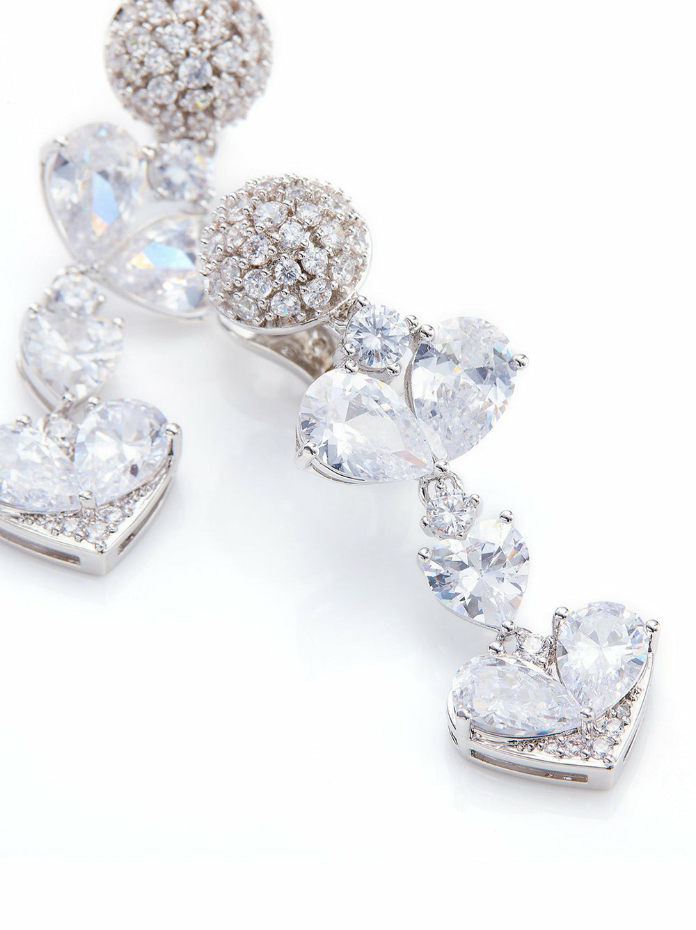 Gigi Earrings: Silver Earrings for Bridal Shower | Nana Jacqueline