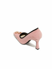 Chloe Diamond Heels: Pink Heels for Party | Nana Jacqueline