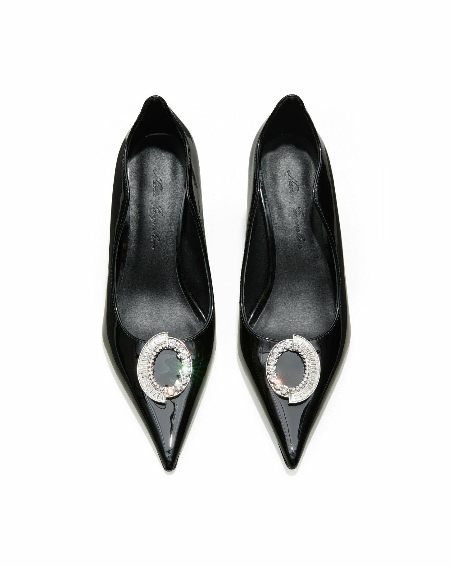 Harper Patent Leather Heels: Black Heels for Cocktail Party | Nana Jacqueline