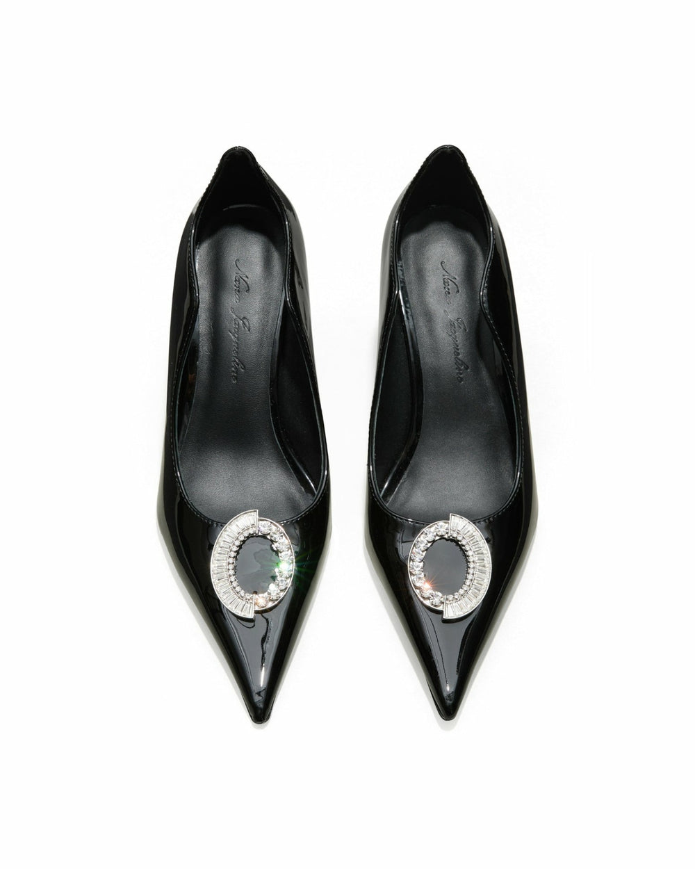 Harper Patent Leather Heels: Black Heels for Cocktail Party | Nana Jacqueline