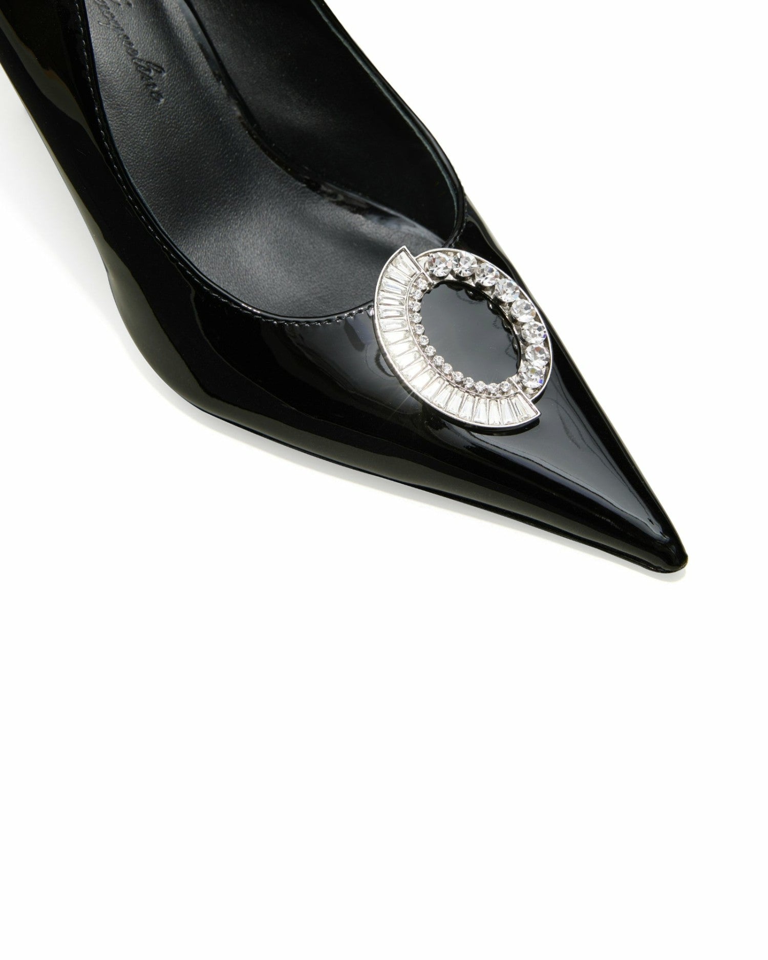 Harper Patent Leather Heels: Black Heels for Cocktail Party | Nana Jacqueline