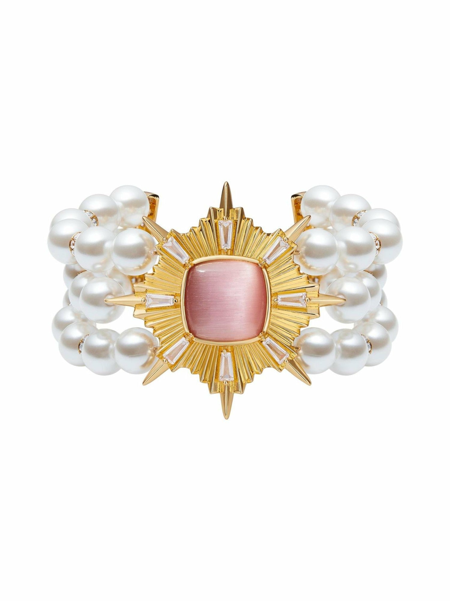 Felicty Pearl Bracelet: White Pearl Bracelet for Bridal Shower | Nana Jacqueline