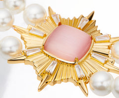 Felicty Pearl Bracelet: White Pearl Bracelet for Bridal Shower | Nana Jacqueline