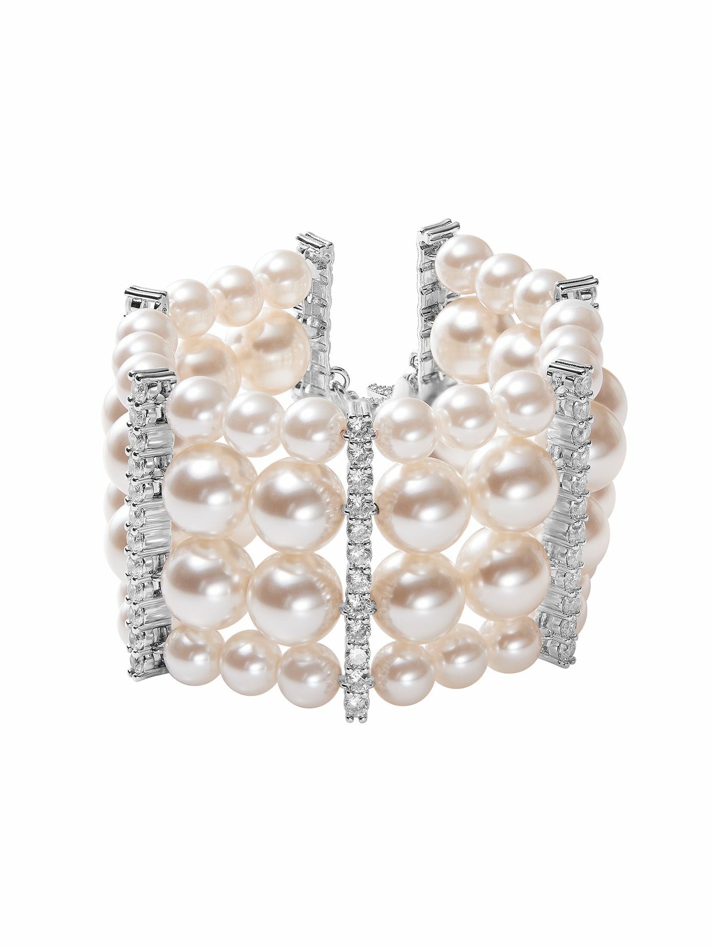 Suzette Pearl Bracelet: White Bracelet for Bridal Shower | Nana Jacqueline