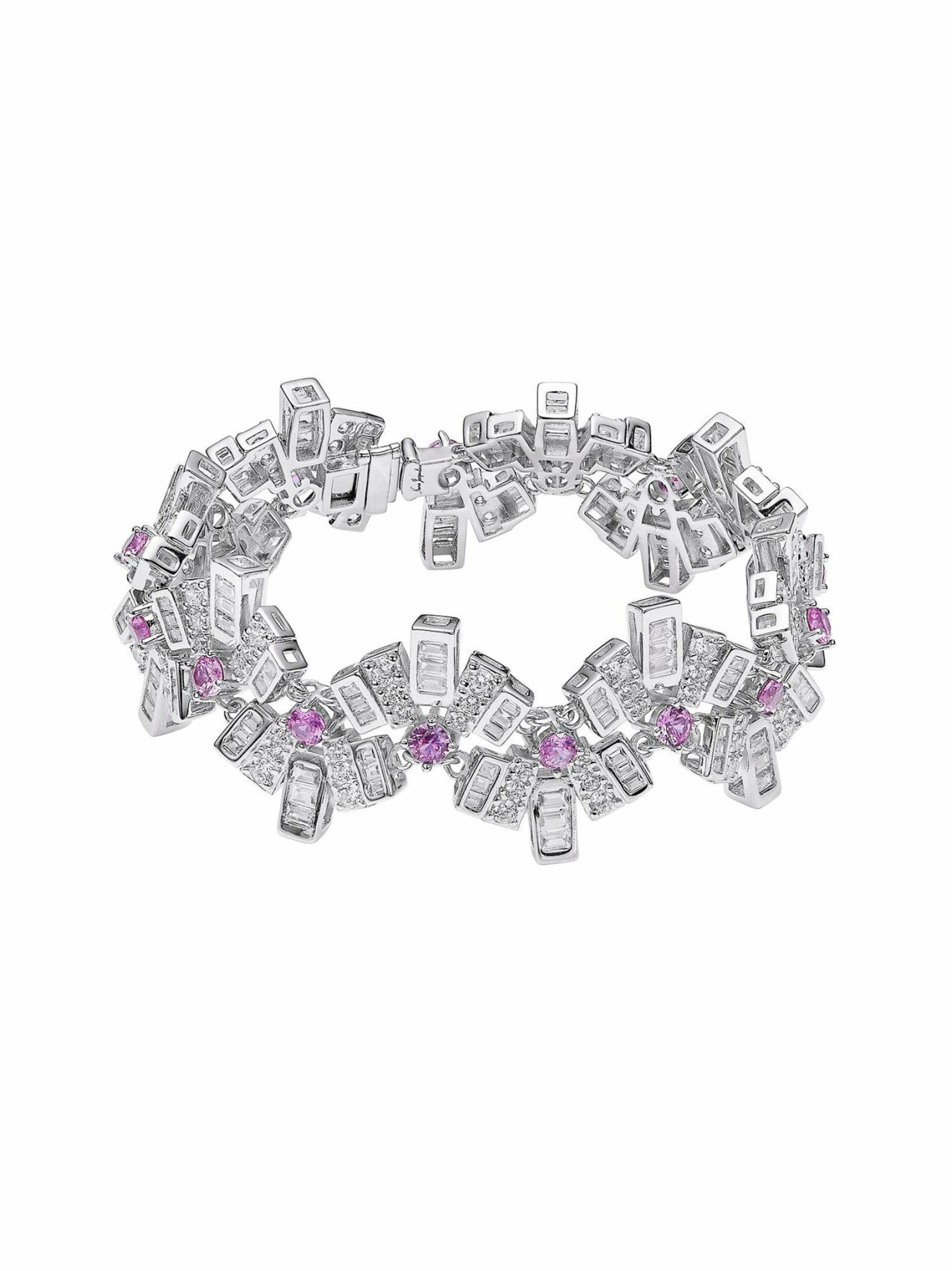 Claira Bracelet: Pink Bracelet for Cocktail Party | Nana Jacqueline