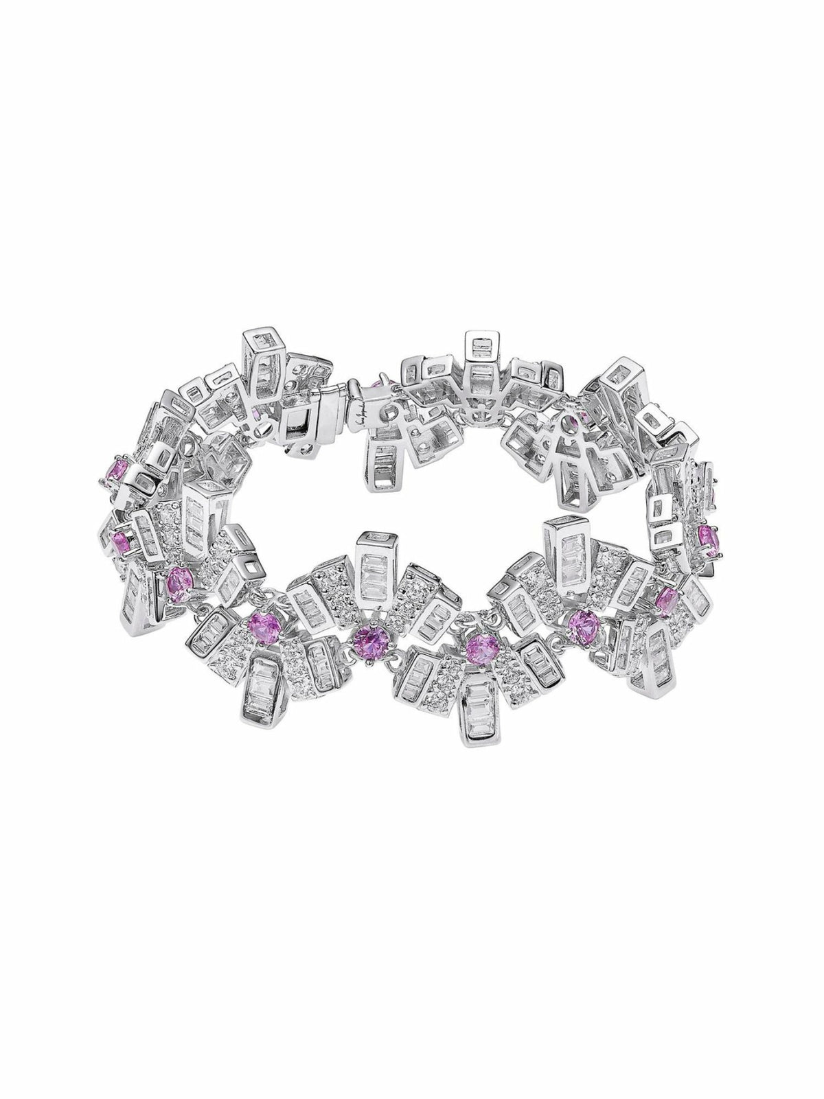 Claira Bracelet: Pink Bracelet for Cocktail Party | Nana Jacqueline