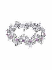 Claira Bracelet: Pink Bracelet for Cocktail Party | Nana Jacqueline