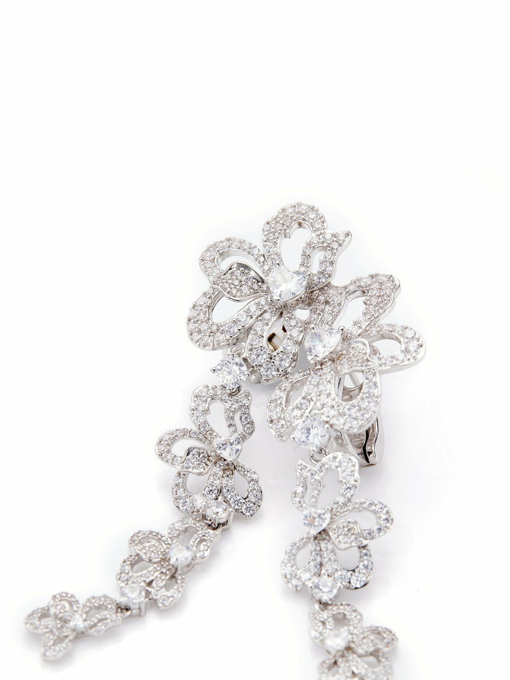 Priscilla Earrings: White Earrings for Formal Events | Nana Jacqueline