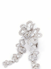 Priscilla Earrings: White Earrings for Formal Events | Nana Jacqueline
