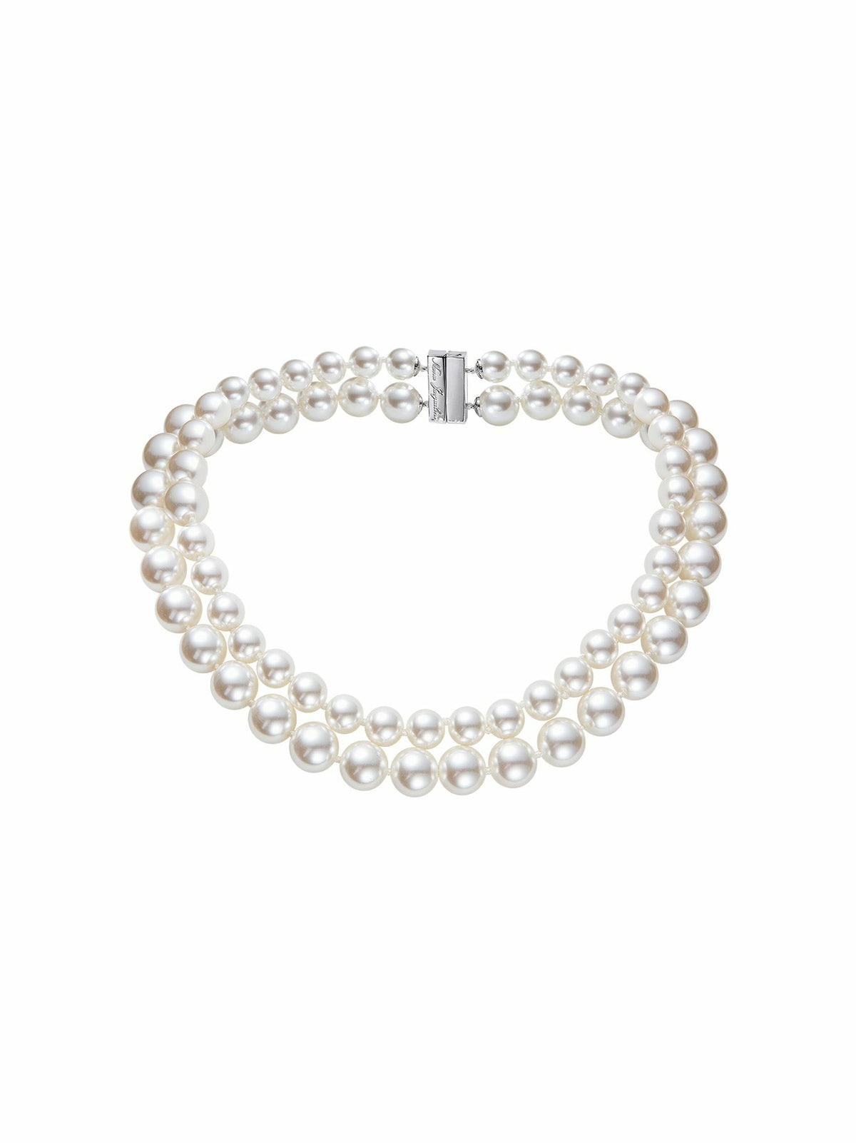 Marisa Necklace: White Pearl Necklace for Bridal Shower | Nana Jacqueline