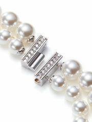 Marisa Necklace: White Pearl Necklace for Bridal Shower | Nana Jacqueline