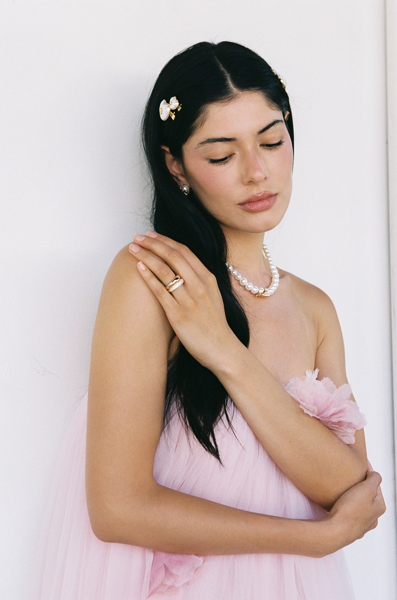 Valencia Hair Pins: Gold Hair Pins for Bridal Shower | Nana Jacqueline
