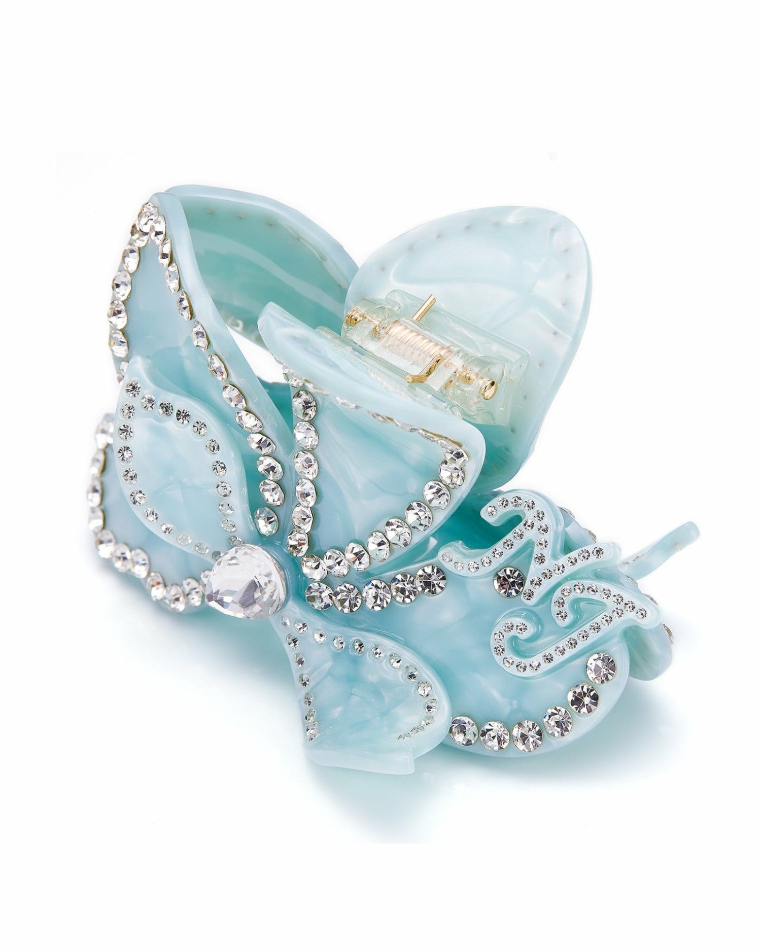 Ariella Hair Clip: Blue Hair Clip for Wedding Guest | Nana Jacqueline