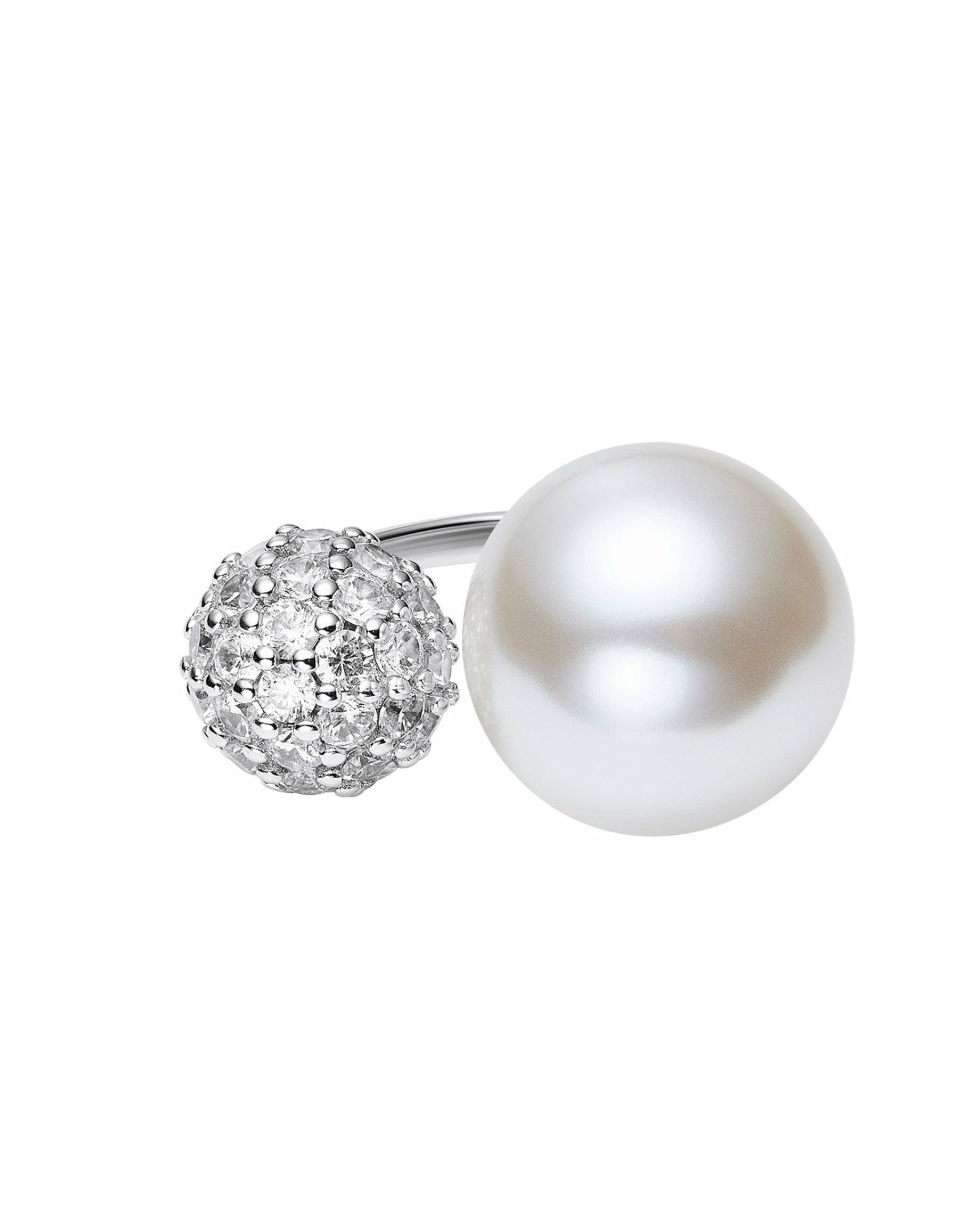 Evie Pearl Ring: White Pearl Ring for Bridal Shower | Nana Jacqueline