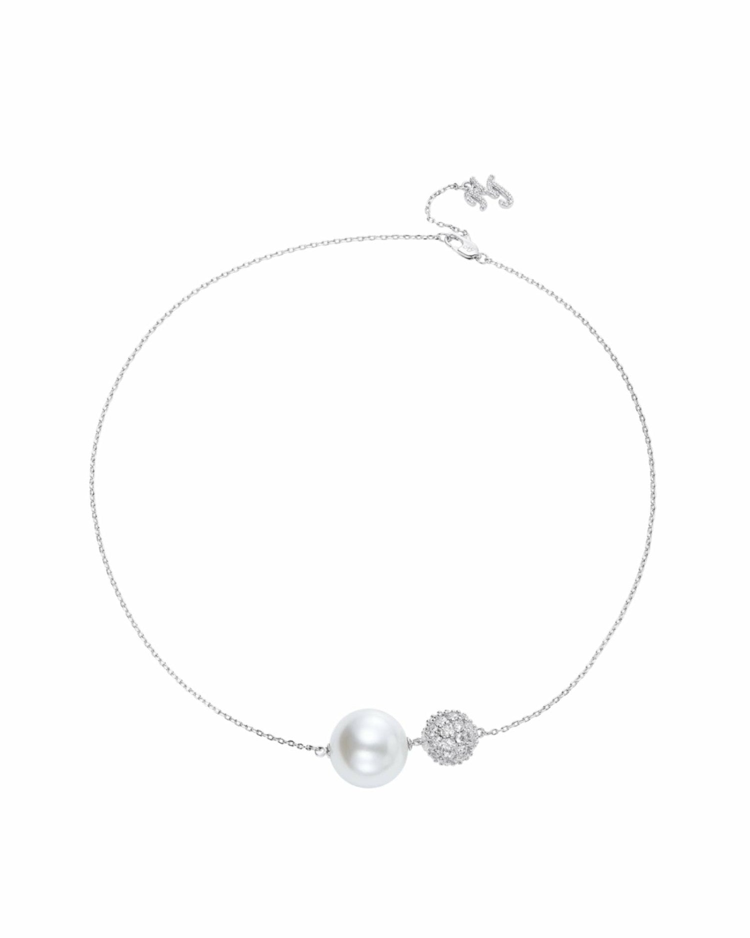 Evie Pearl Necklace: White Necklace for Bridal Shower | Nana Jacqueline