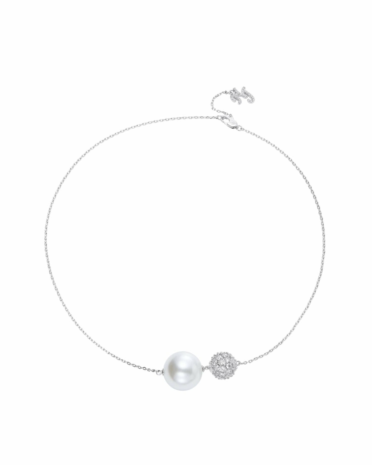 Evie Pearl Necklace: White Necklace for Bridal Shower | Nana Jacqueline