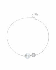 Evie Pearl Necklace: White Necklace for Bridal Shower | Nana Jacqueline