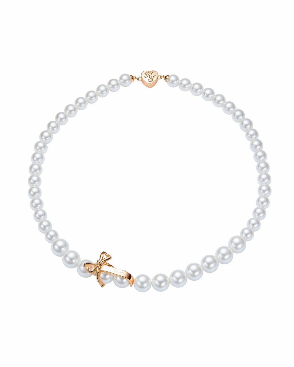 Julisa Necklace: White Pearl Necklace for Bridal Shower | Nana Jacqueline