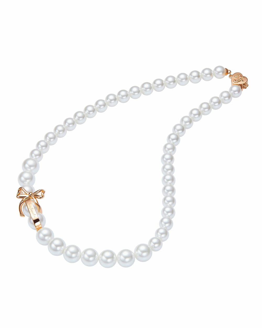 Julisa Necklace: White Pearl Necklace for Bridal Shower | Nana Jacqueline