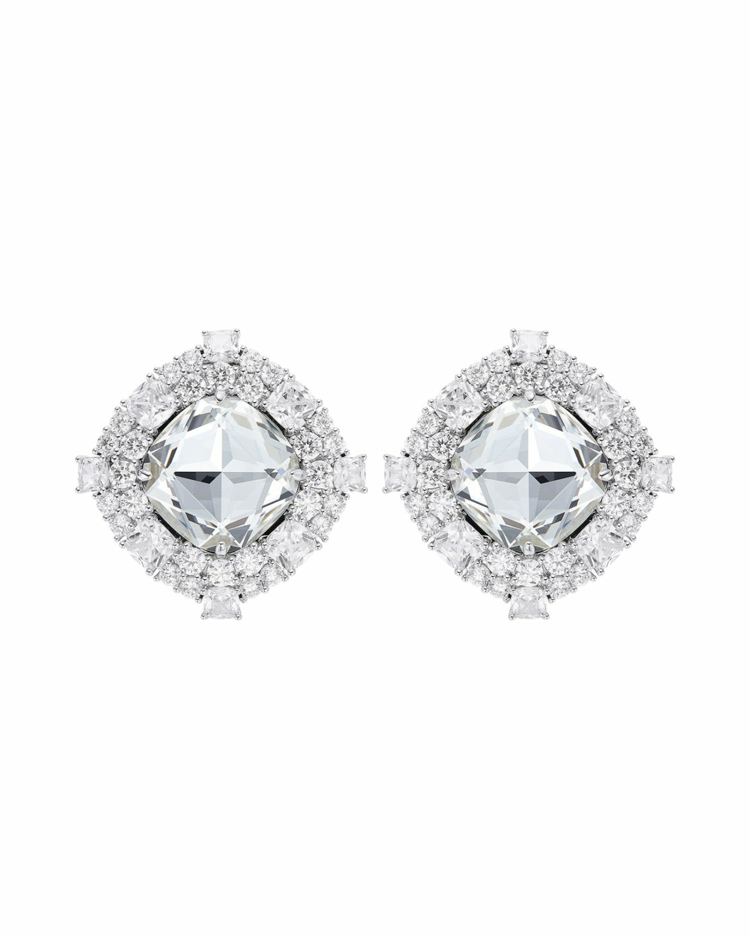 Zephina Earrings: Silver Earrings for Formal Events | Nana Jacqueline