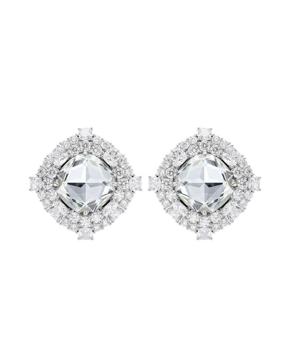 Zephina Earrings: Silver Earrings for Formal Events | Nana Jacqueline