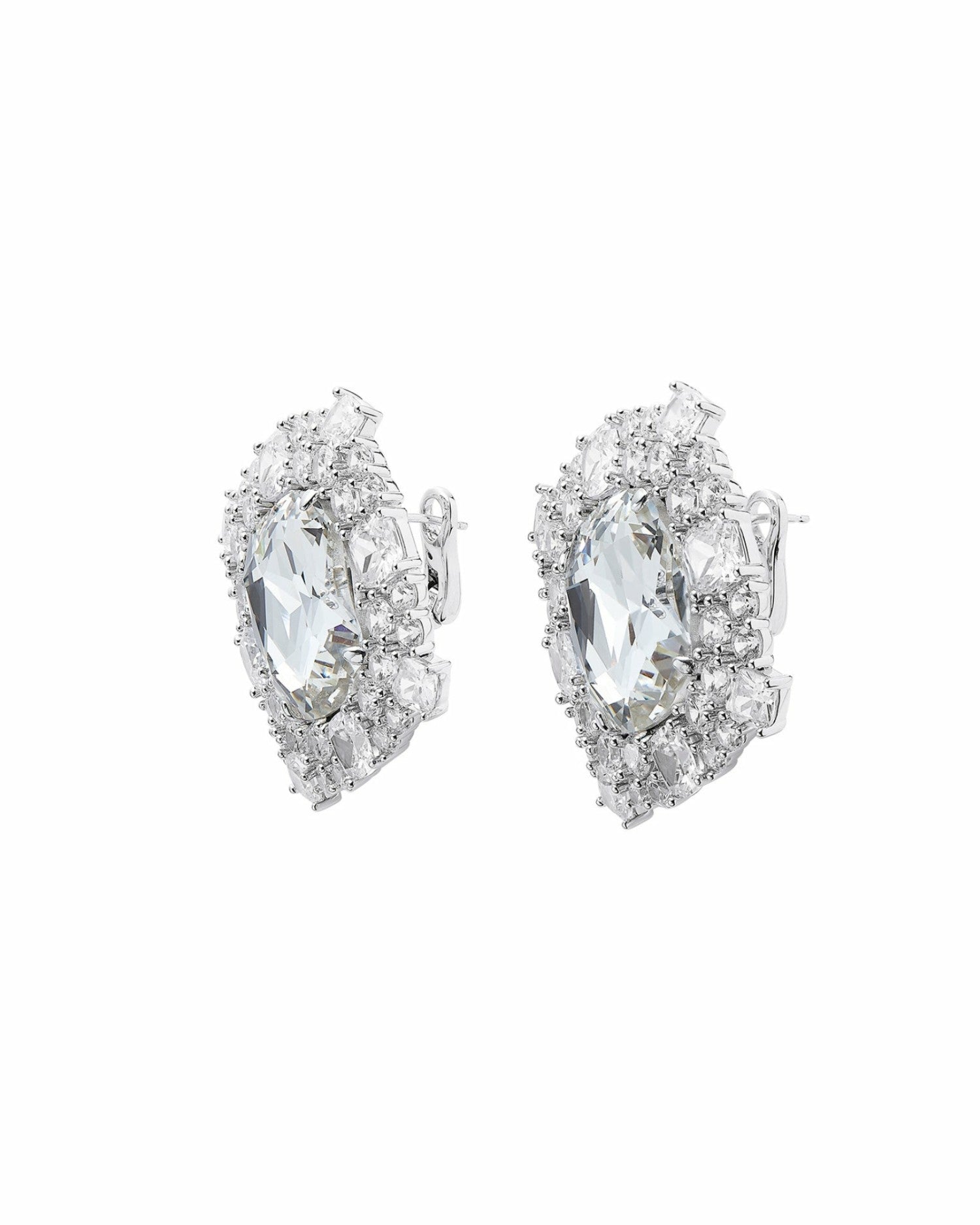 Zephina Earrings: Silver Earrings for Formal Events | Nana Jacqueline
