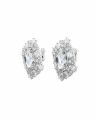 Zephina Earrings: Silver Earrings for Formal Events | Nana Jacqueline