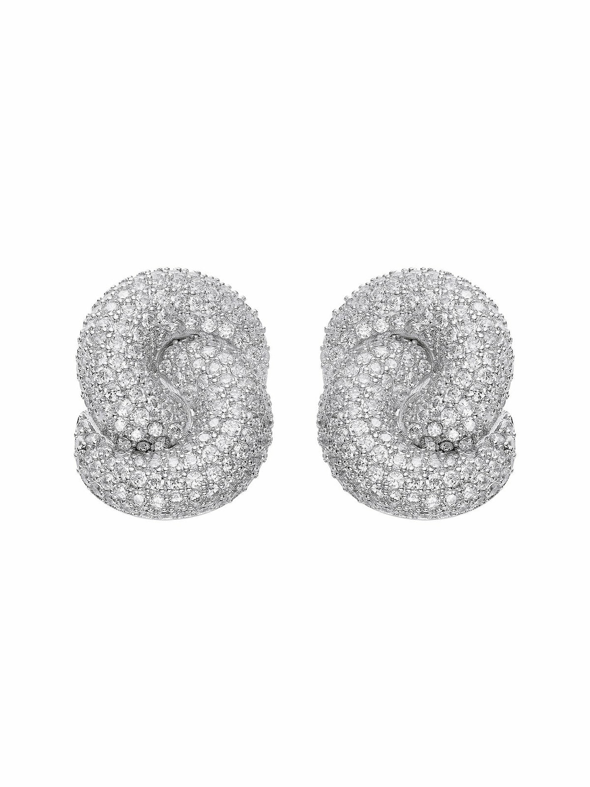 Mia Earrings: White Earrings for Cocktail Party | Nana Jacqueline