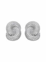 Mia Earrings: White Earrings for Cocktail Party | Nana Jacqueline