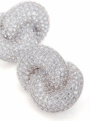 Mia Earrings: White Earrings for Cocktail Party | Nana Jacqueline