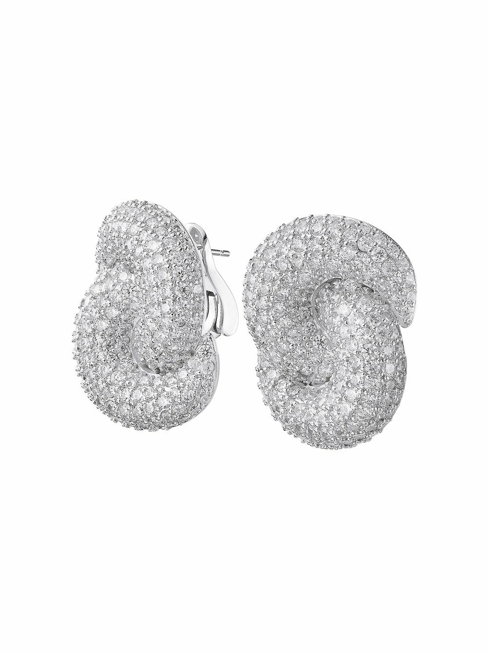 Mia Earrings: White Earrings for Cocktail Party | Nana Jacqueline