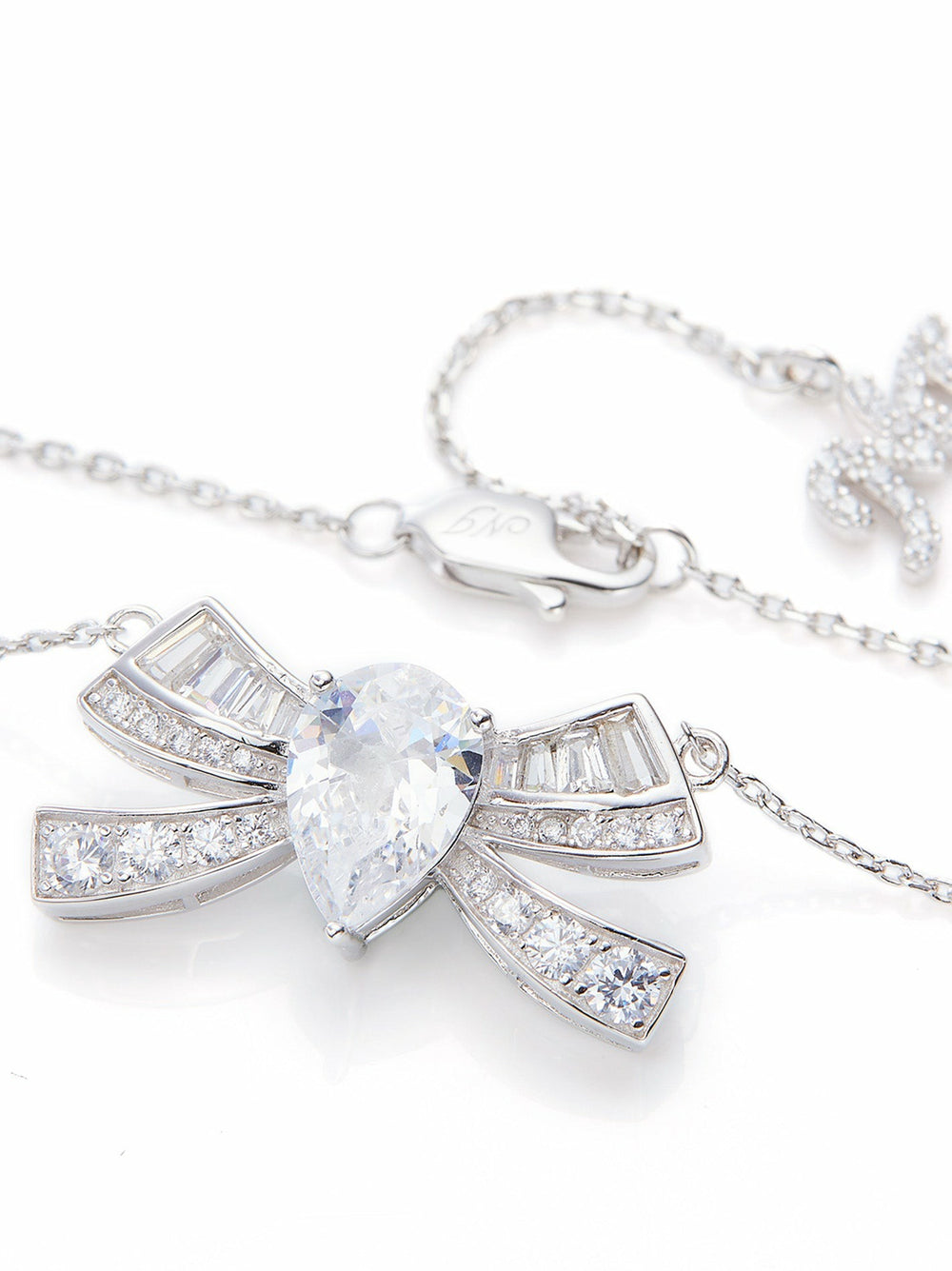 Alysa Necklace: Silver Necklace for Bridal Shower | Nana Jacqueline