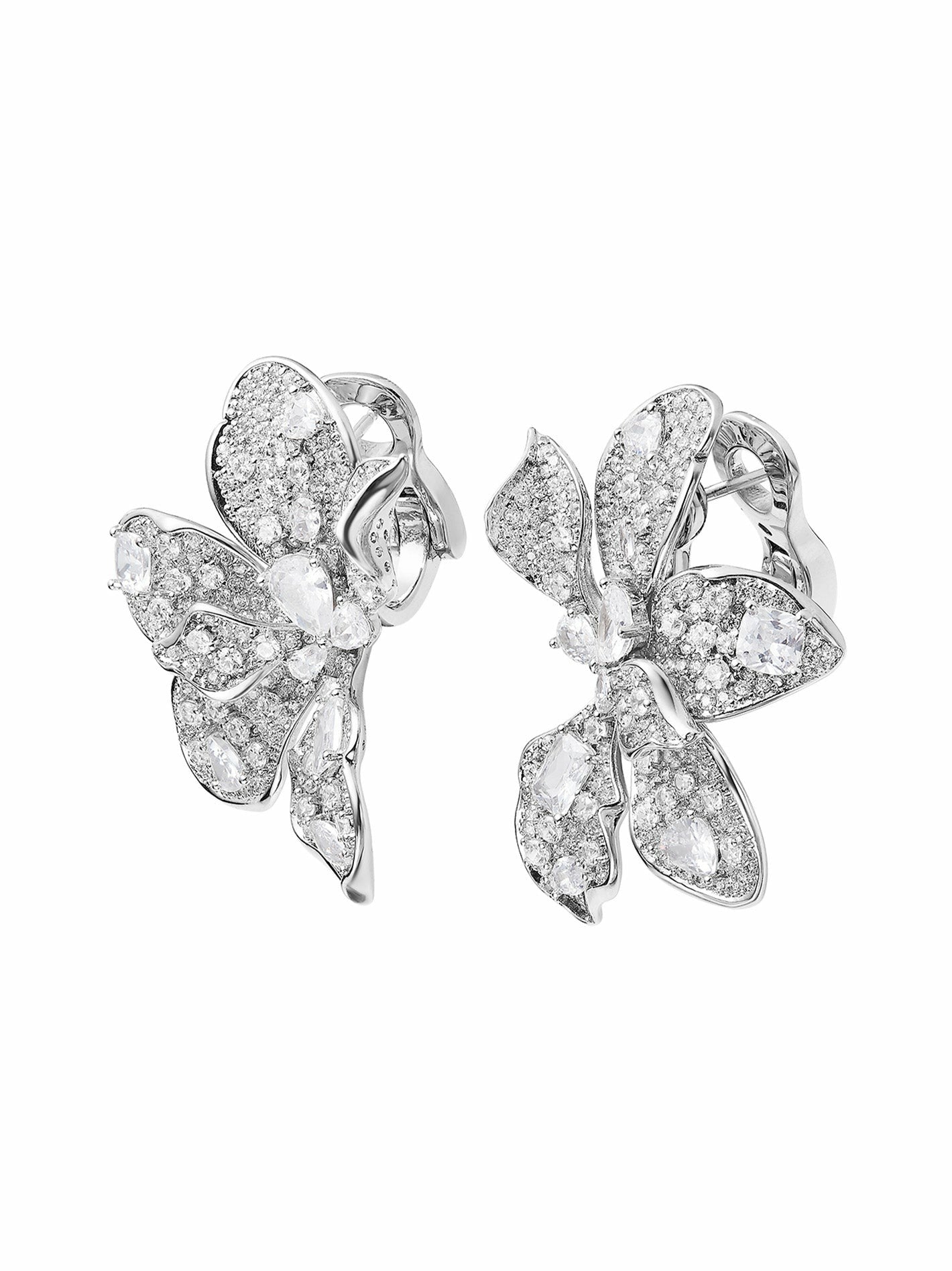 The Midnight Garden: Silver Jewelry Set for Bridal Events | Nana Jacqueline