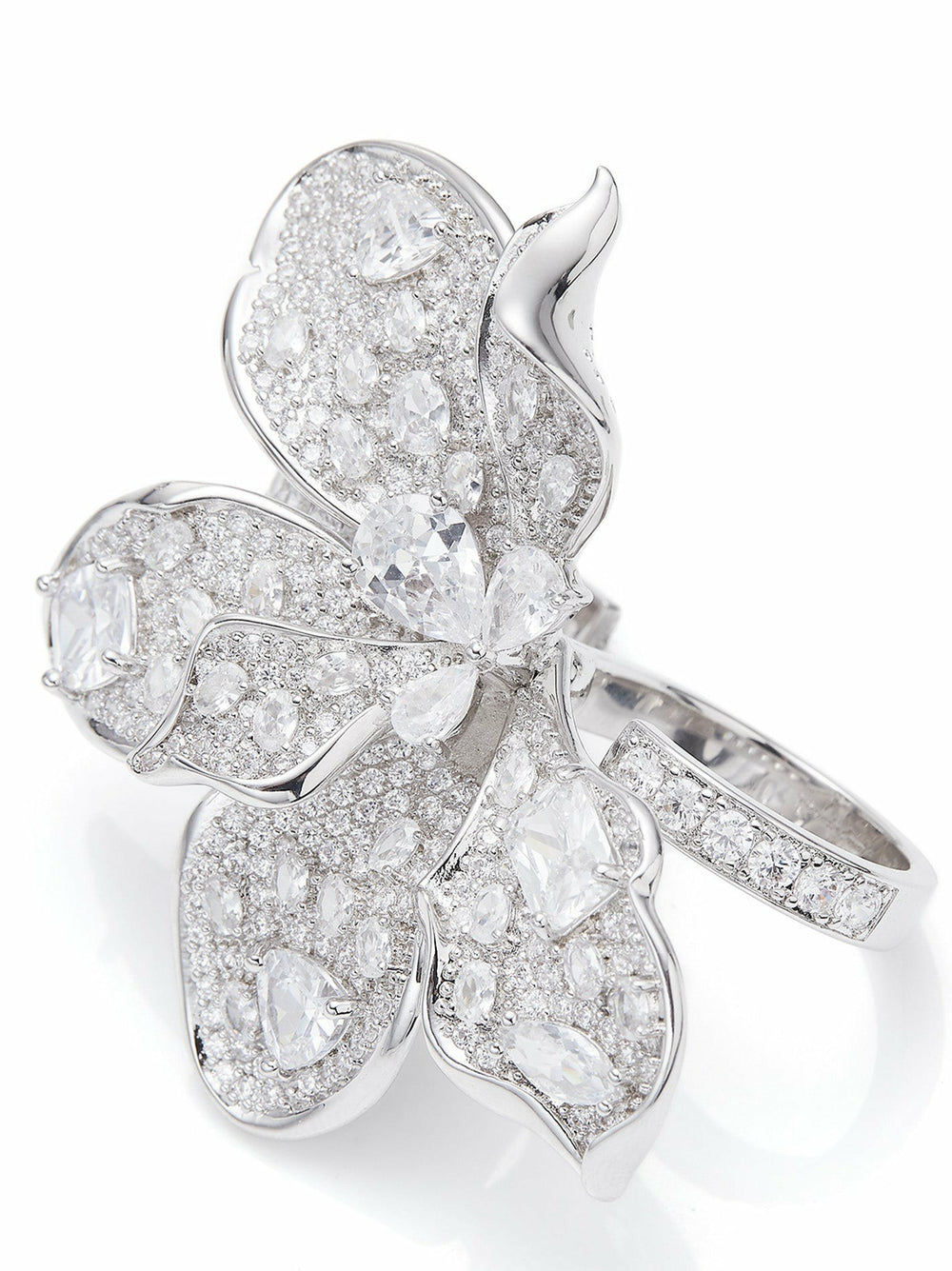 The Midnight Garden: Silver Jewelry Set for Bridal Events | Nana Jacqueline