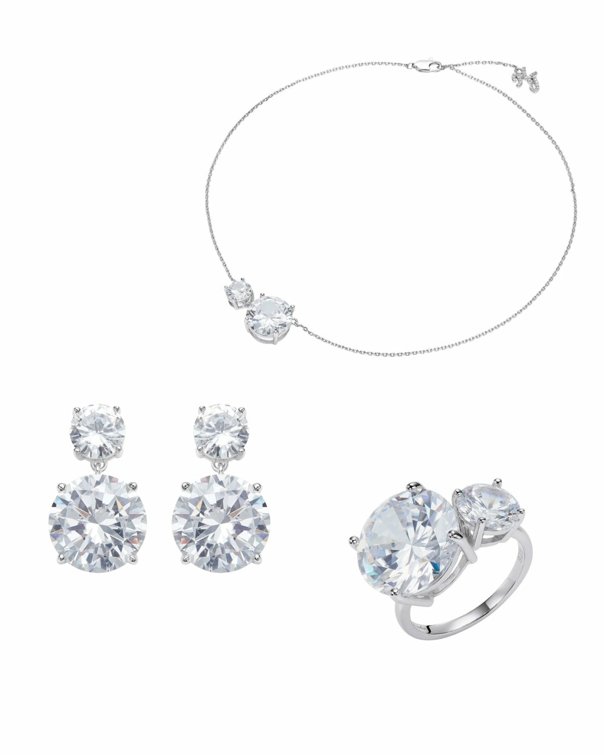Timeless Glow: Silver Jewelry Set for Mother's Day Gift | Nana Jacqueline