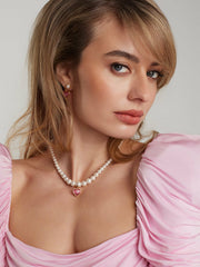 Pink Heart: Pink Jewelry Set for Valentine's Day Gifting | Nana Jacqueline