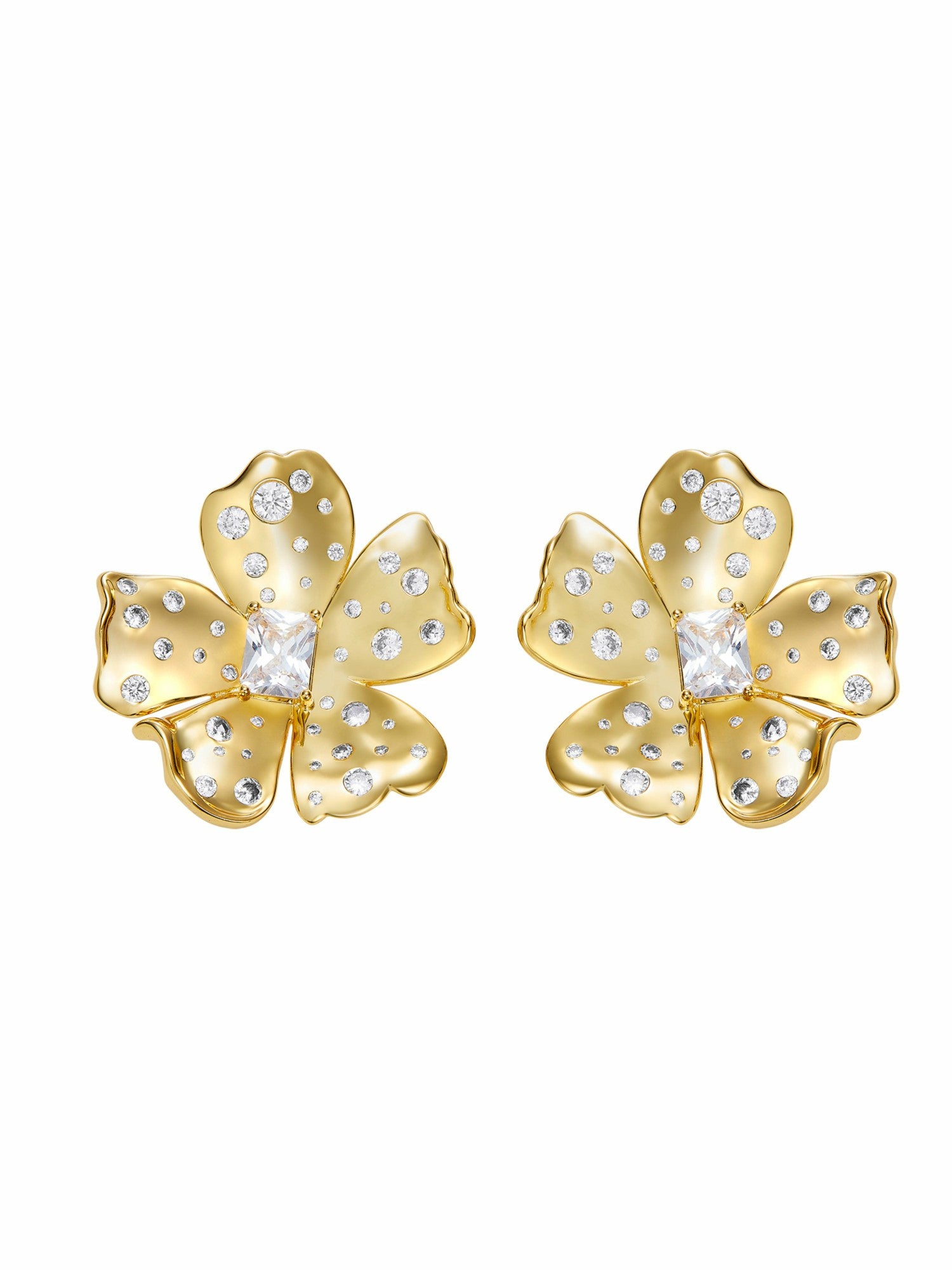 Jolie Floral Gold Earrings | Nana Jacqueline