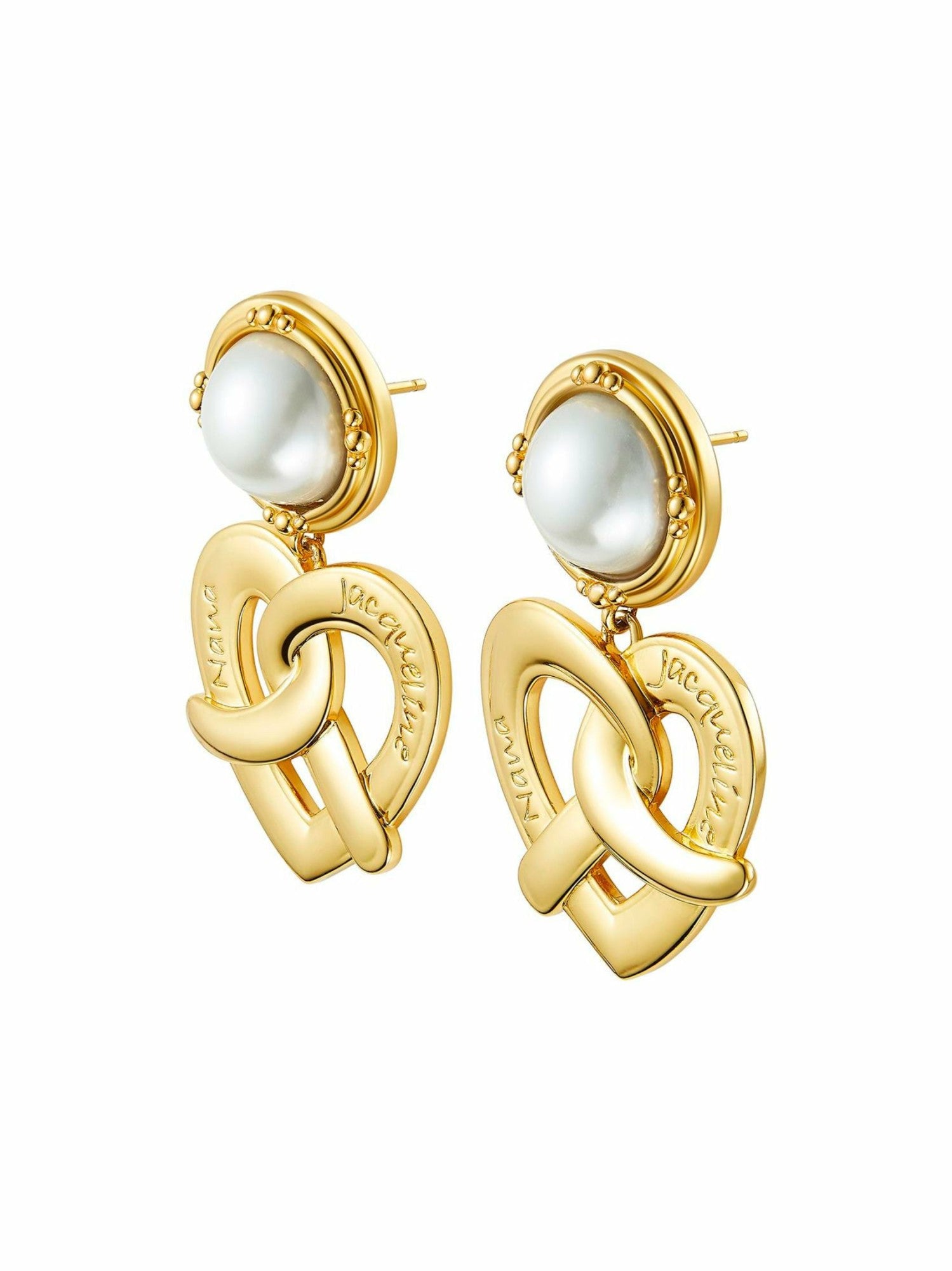 Felicity Pearl Earrings: Gold Earrings for Date Night | Nana Jacqueline