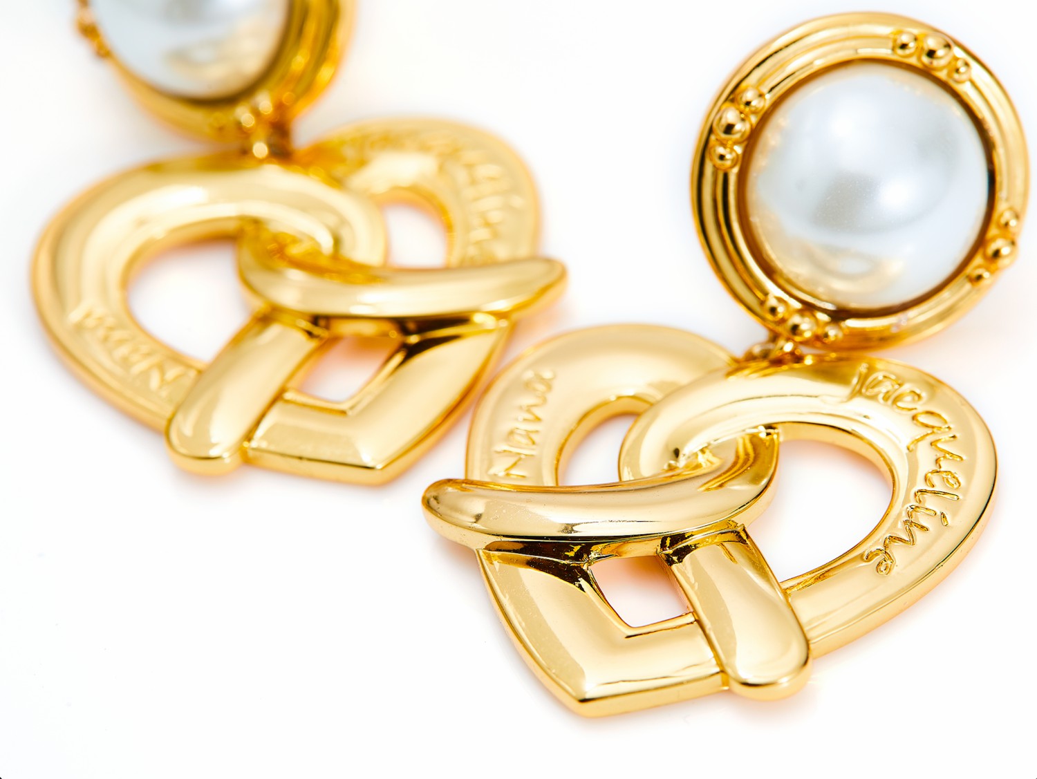 Felicity Pearl Earrings: Gold Earrings for Date Night | Nana Jacqueline