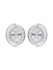 Audrina Earrings: Silver Earrings for Formal Events | Nana Jacqueline